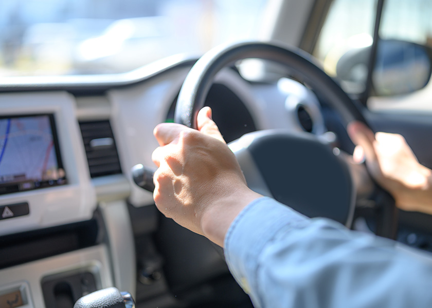 運転中の画像